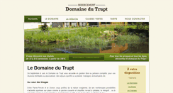 Desktop Screenshot of domainedutrupt.com